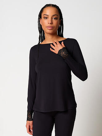 SKINY | Pyjamashirt NIGHT IN SKINY noir