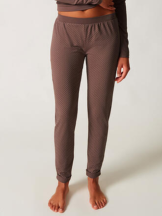 SKINY | Pantalon de pyjama deeptaupe à pois