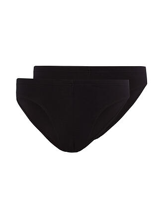 SKINY | Slip lot de 2 COTTON MULTIPACK noir