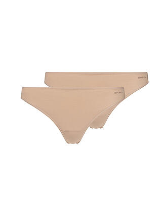 SKINY | String lot de 2 ADVANTAGE COTTON STRETCH beige