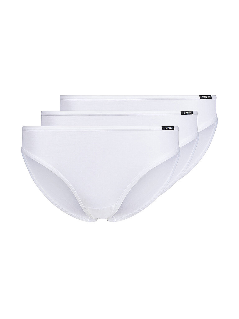 Slip lot de 3 COTTON ESSENTIALS blanc blanc 36