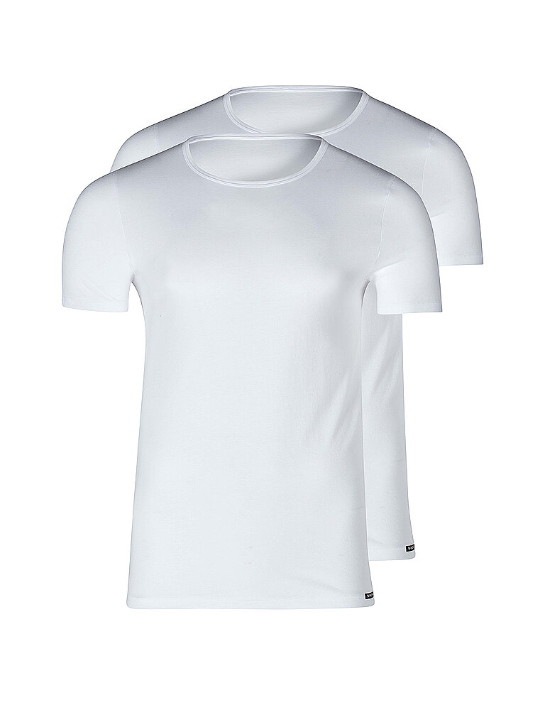 T-shirt lot de 2 white blanc L