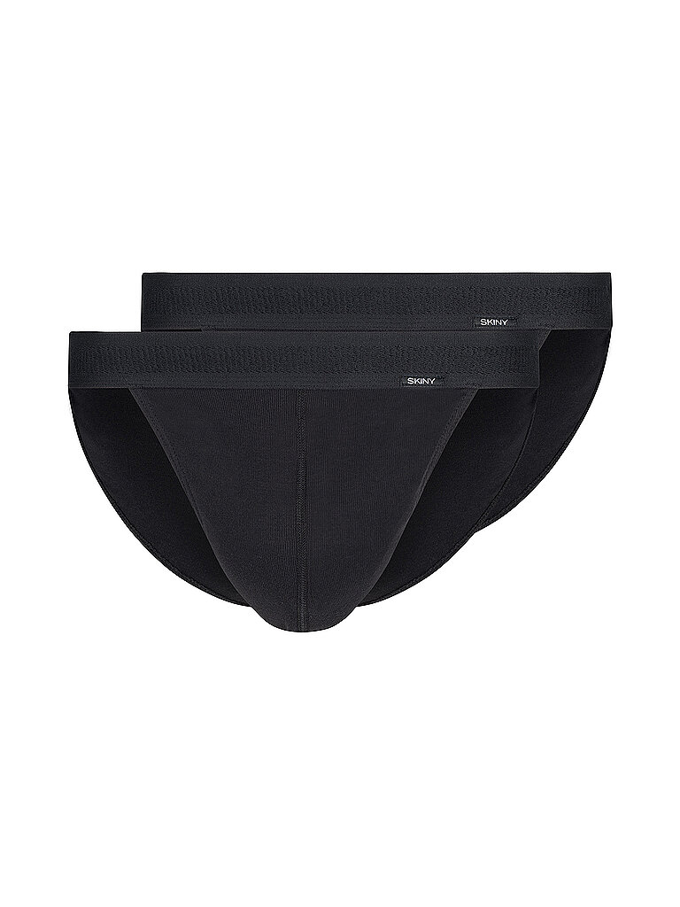Slip lot de 2 COTTON RETRO noir noir M