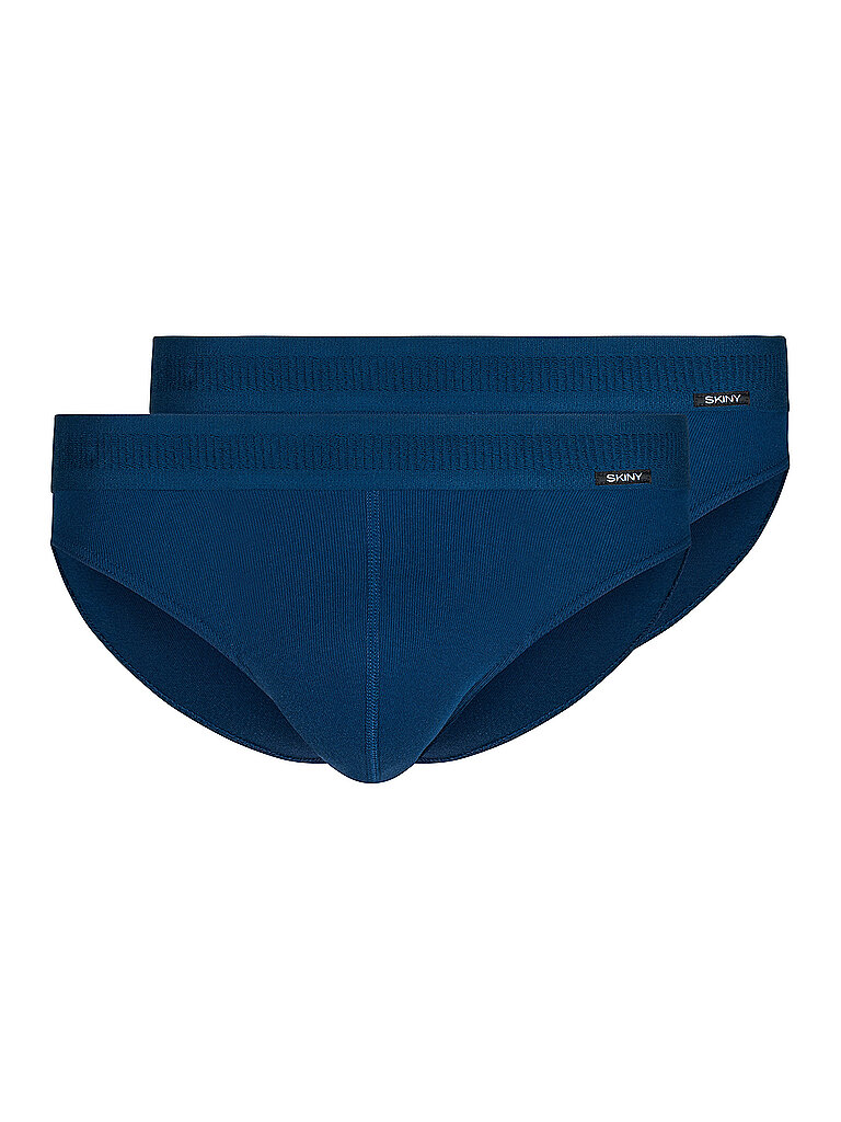 Slip lot de 2 COTTON RETRO navy bleu L