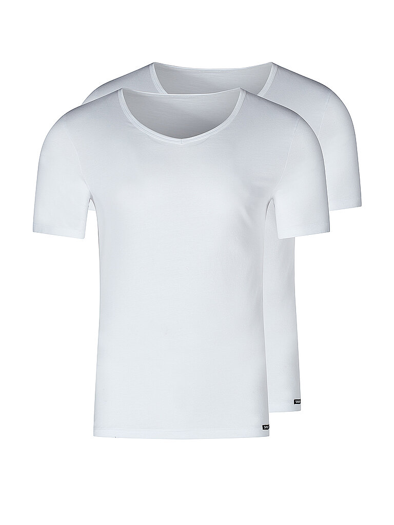 T-Shirt lot de 2 blanc blanc XXL