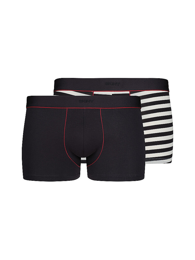 Lot de 2 slips COTTON MULTIPACK yingyangstripes selection noir L