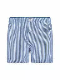 SKINY | Boxershorts à micro-rayures bleues | Bleu