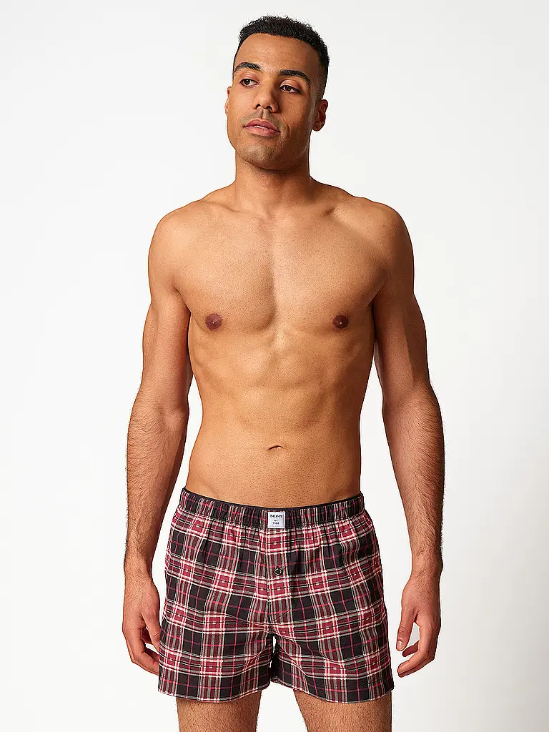 SKINY | Boxershorts xmas blackcheck | Noir