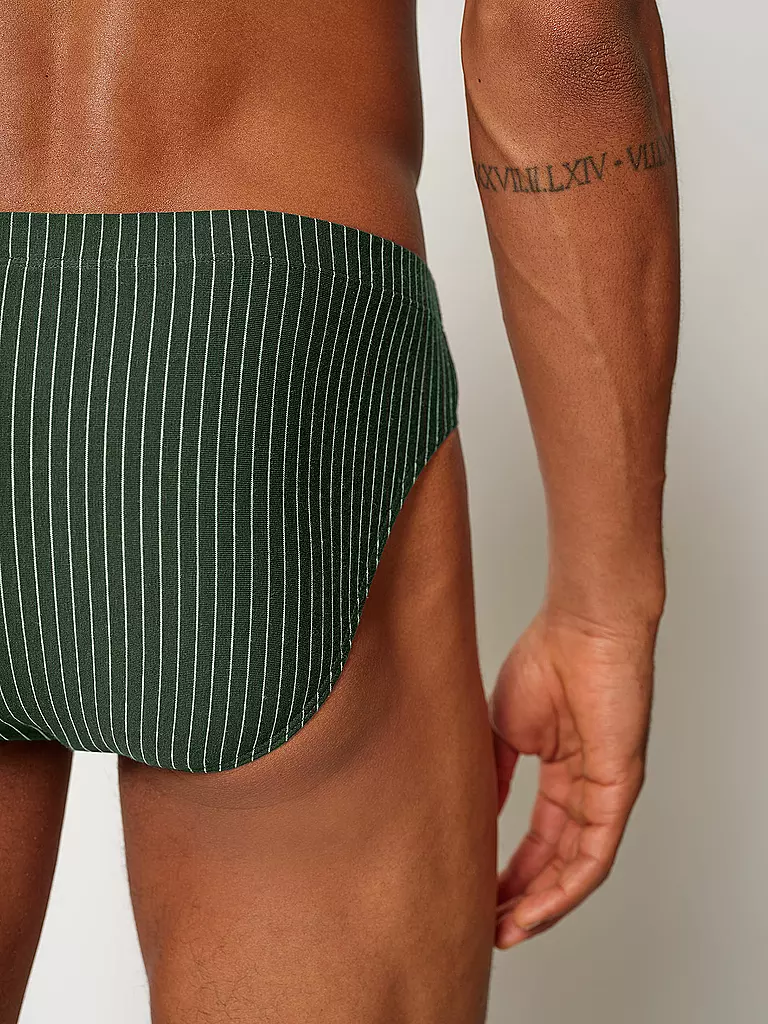 SKINY | Brasil Slip lot de 2 olive stripes | Olive