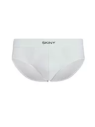 SKINY | Brasil Slip Coton Bio Deluxe Anthra | Blanc