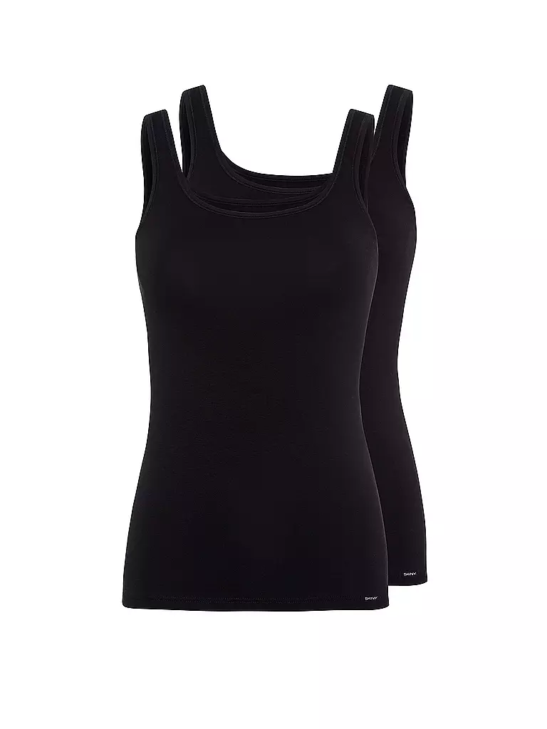 SKINY | Lot de 2 débardeurs "Advantage Cotton" (Noir) | Noir