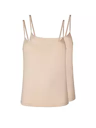 SKINY | Lot de 2 hauts "Micro Lovers" (Blanc) | Beige