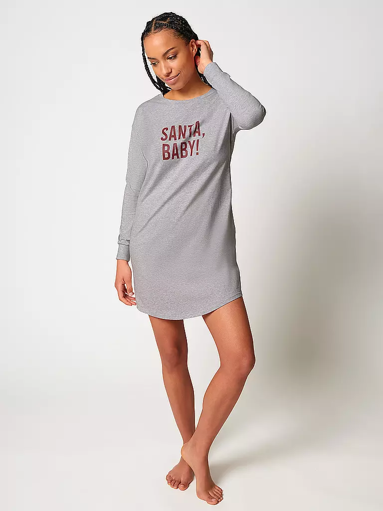 SKINY | Nuisette - Sleepshirt gris chiné | hellgrau