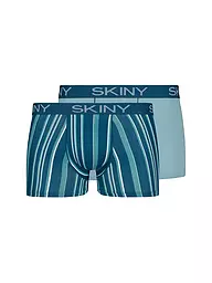SKINY | Pants 2er Pkg. lapisblue stripes selection | Menthe