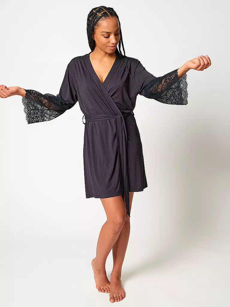 SKINY | Peignoir - Kimono NIGHT IN SKINY | Noir