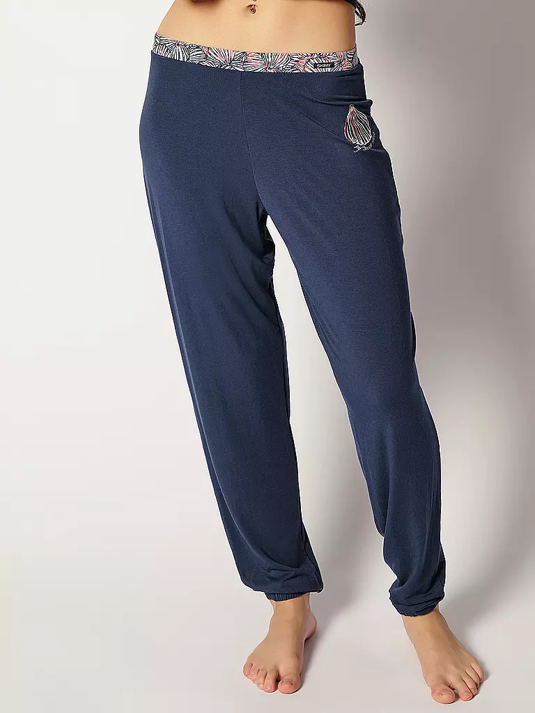SKINY | Pyjamahose | Bleu foncé
