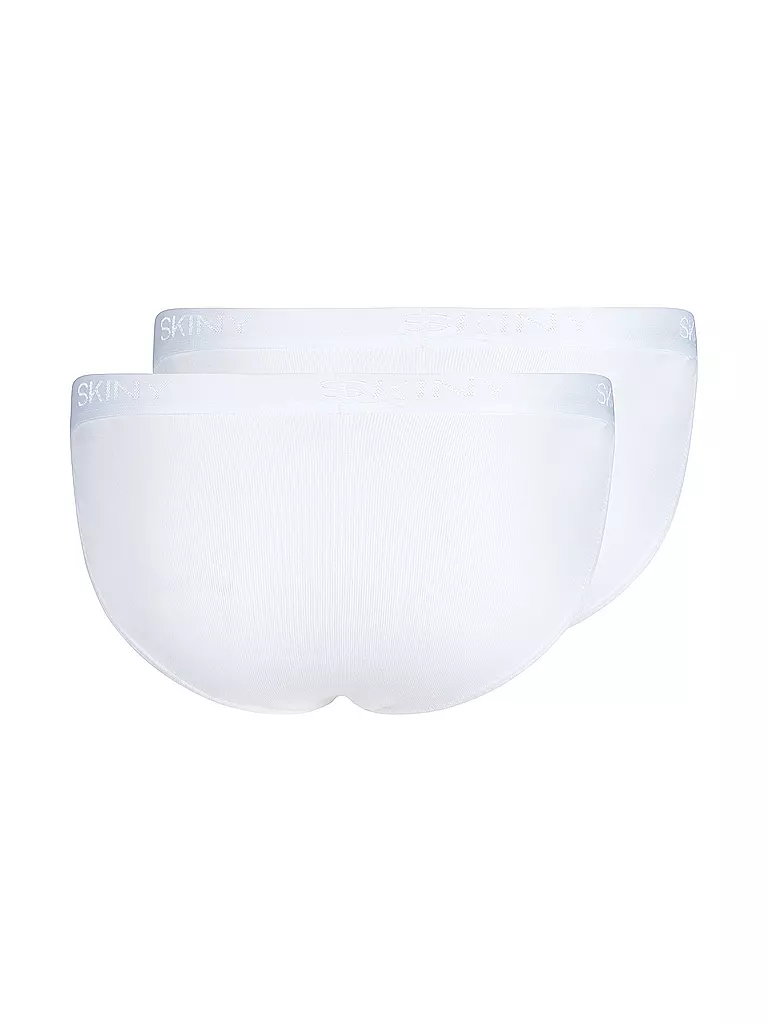 SKINY | Slip - Tanga lot de 2 blanc | Blanc