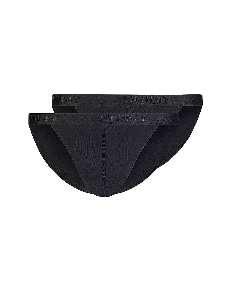 SKINY | Slip - Tanga lot de 2 noir | Noir