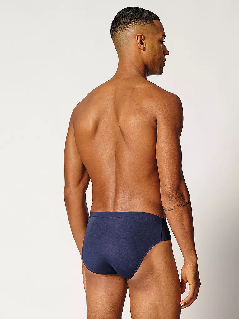 SKINY | Slip 2er Pkg. navyred stripes selection | Bleu foncé