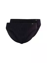 SKINY | Slip Brésilien Lot de 2 Advantage Homme Crownblue Stripe | Noir