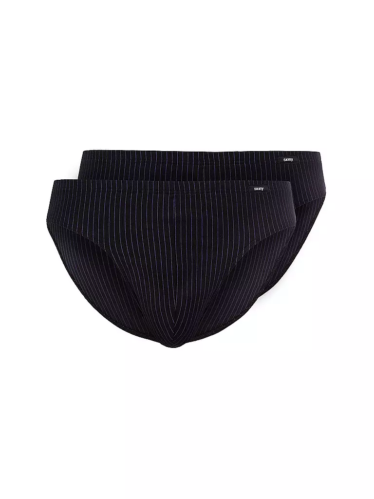 SKINY | Slip brésilien lot de 2 ( Shadow Stripe ) | Noir