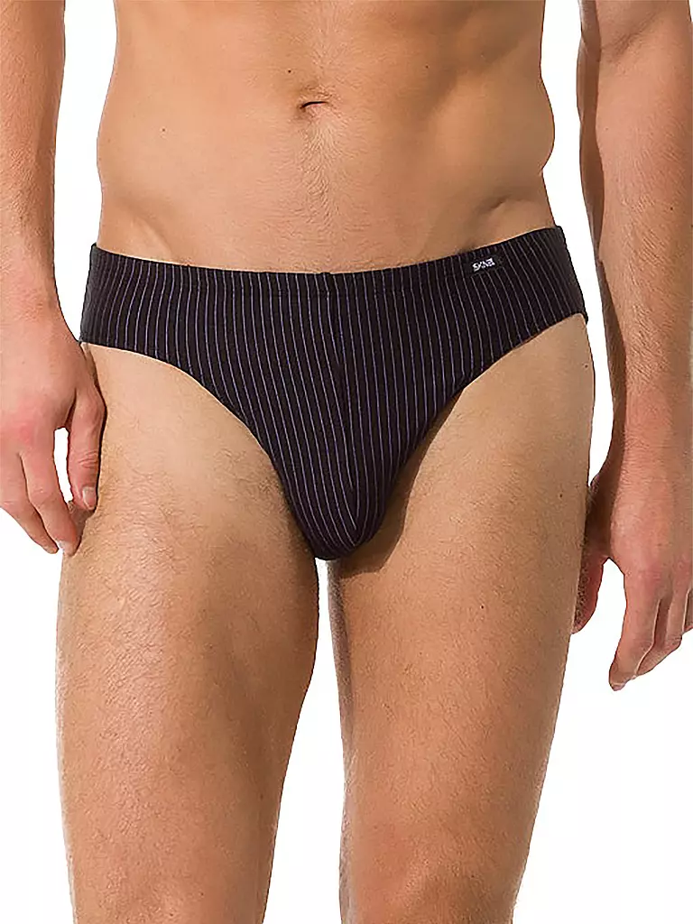 SKINY | Slip brésilien lot de 2 ( Shadow Stripe ) | Noir
