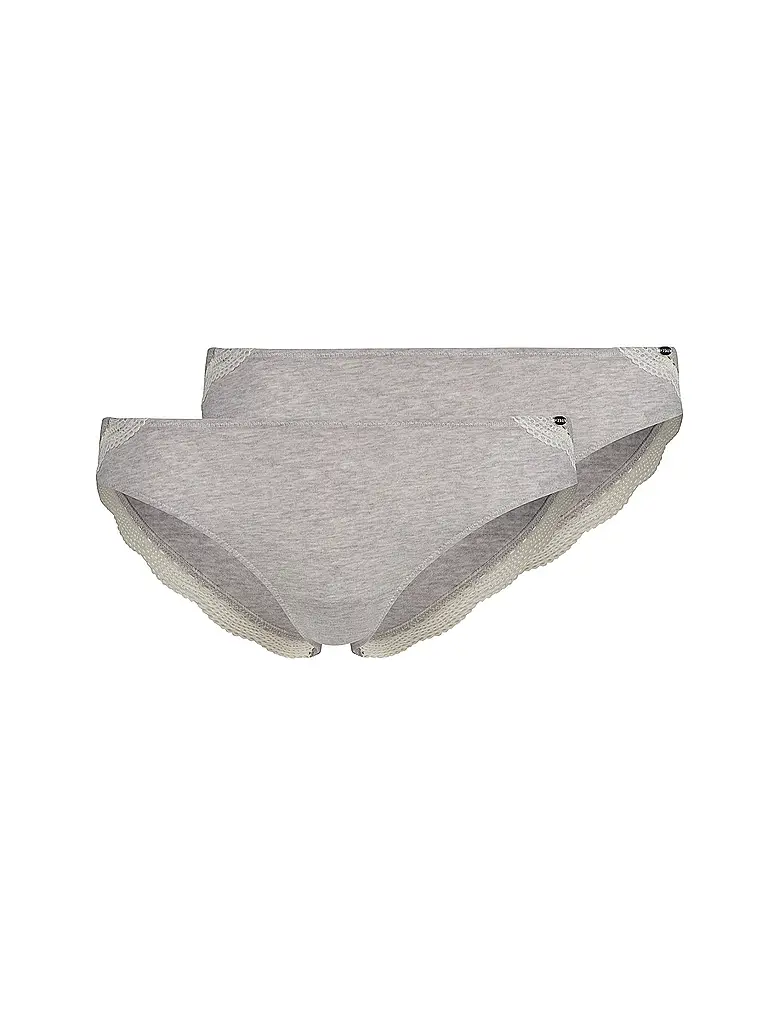 SKINY | Slip lot de 2 gris chiné | hellgrau