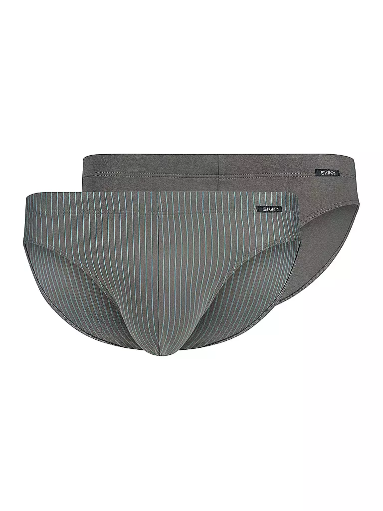 SKINY | Slip lot de 2 rayures gunmetal selection | Gris