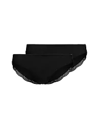 SKINY | Slip lot de 2 gris chiné | Noir