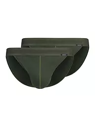 SKINY | Slip lot de 2 noir | Olive