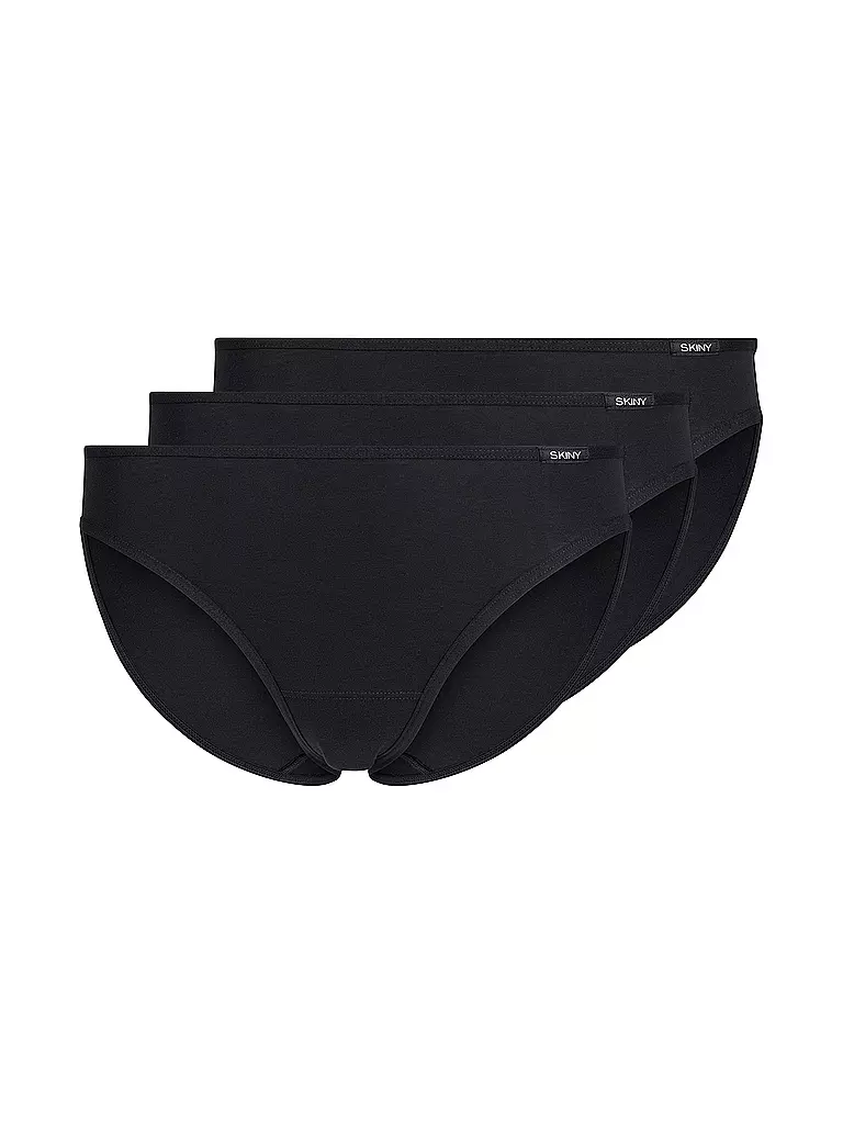 SKINY | Slip lot de 3 ESSENTIALS noir | Noir