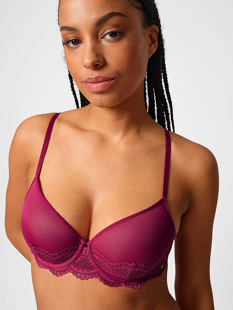 SKINY | Soutien-gorge rembourré à armatures sangria | rot