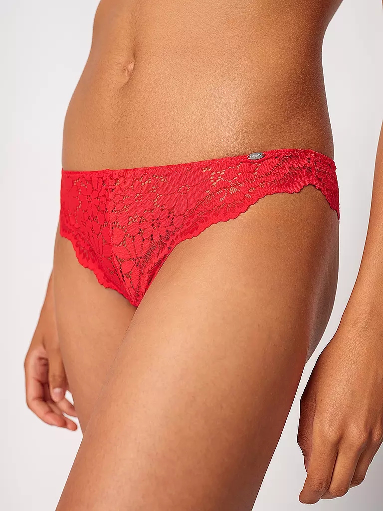 SKINY | String Cheeky WONDERFULACE high risk red | rot
