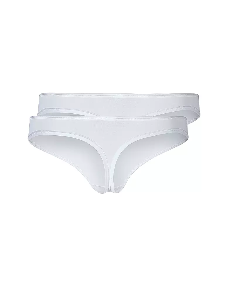 SKINY | String lot de 2 "Micro Lovers" (Blanc) | 