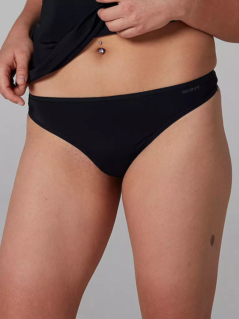 SKINY | String lot de 2 "Micro Lovers" (Noir) | schwarz