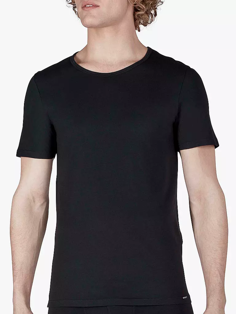 SKINY | T-shirt lot de 2 noir | schwarz