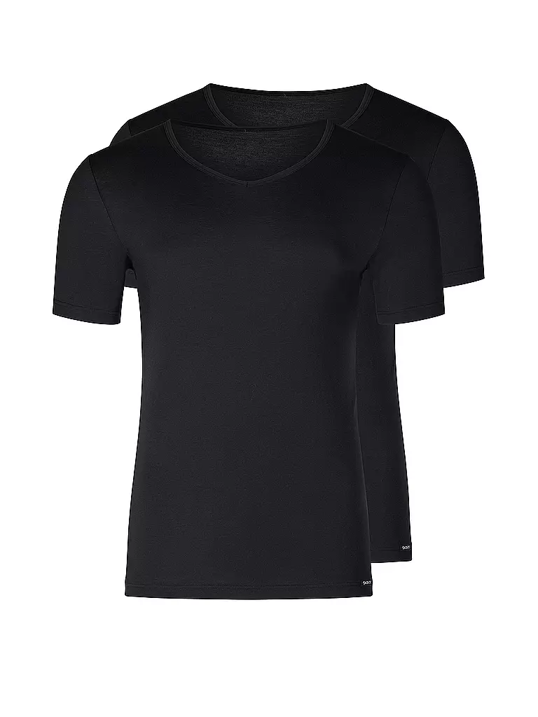 SKINY | T-shirt lot de 2 | schwarz