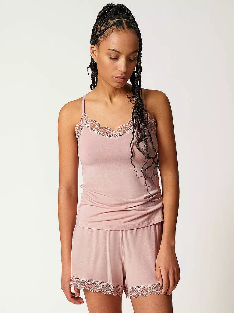 SKINY | Top de détente NIGHT IN | rosa