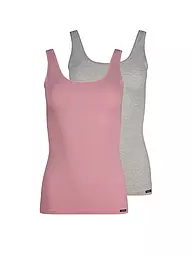 SKINY | Top lot de 2 zephyr melange selection | Rose