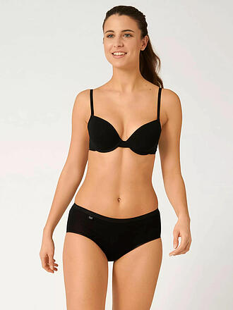 SLOGGI | Midi-Slip "Basic" lot de 4 (Noir)