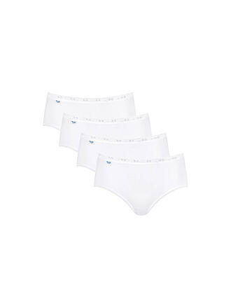 SLOGGI | Midislip Basic lot de 4 blanc