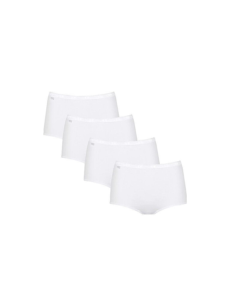 Slip Maxi Basic lot de 4 (Blanc) blanc 40