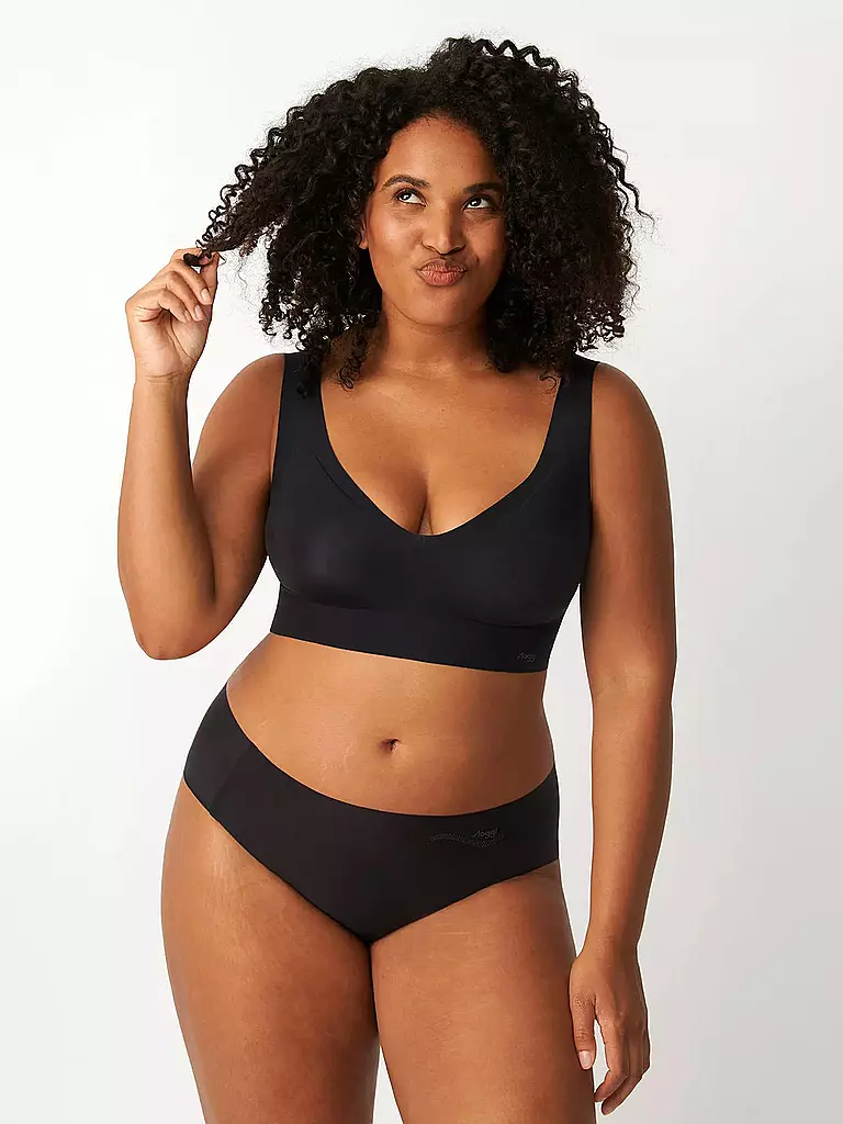 SLOGGI | Bustier - Bralette "Zero Feel" (Noir) | schwarz