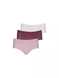 SLOGGI | Culottes lot de 3 couleurs multiples | Rouge foncé