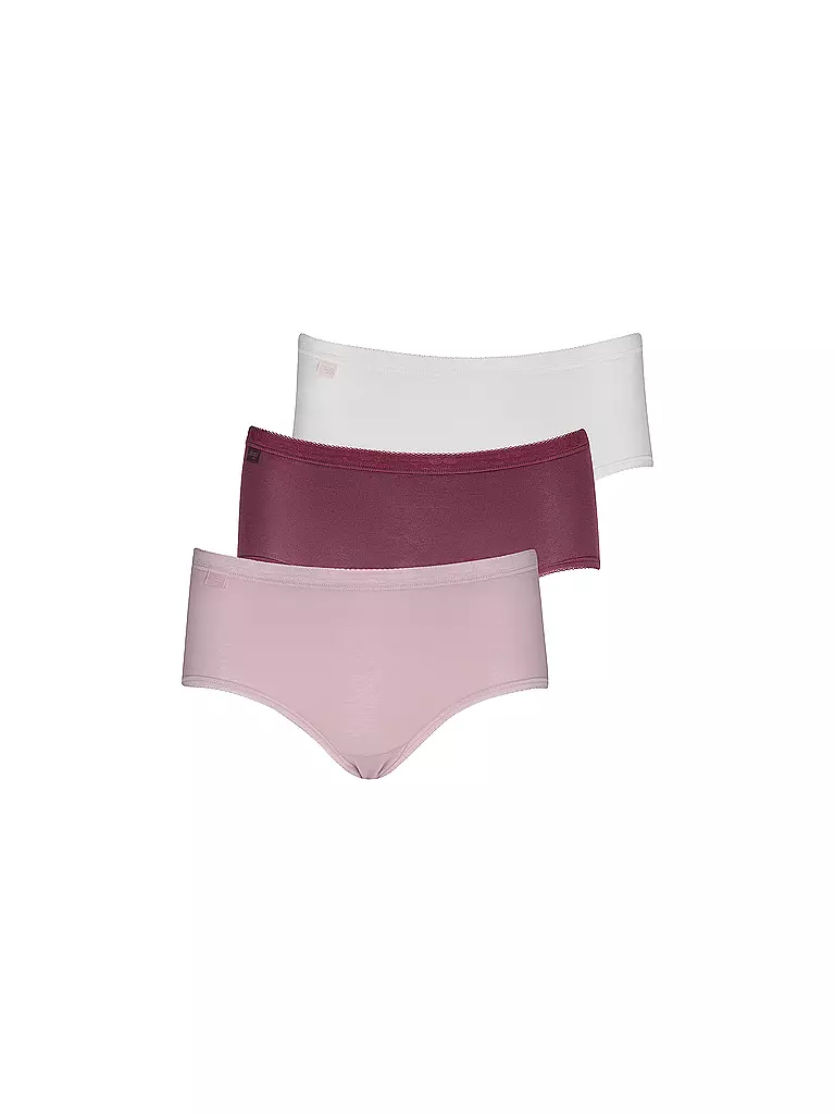 SLOGGI | Culottes lot de 3 couleurs multiples | dunkelrot