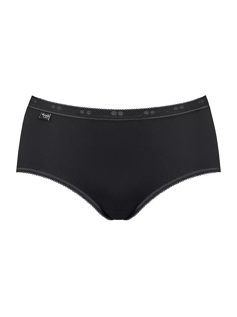 SLOGGI | Midi-Slip "Basic" lot de 4 (Noir) | 
