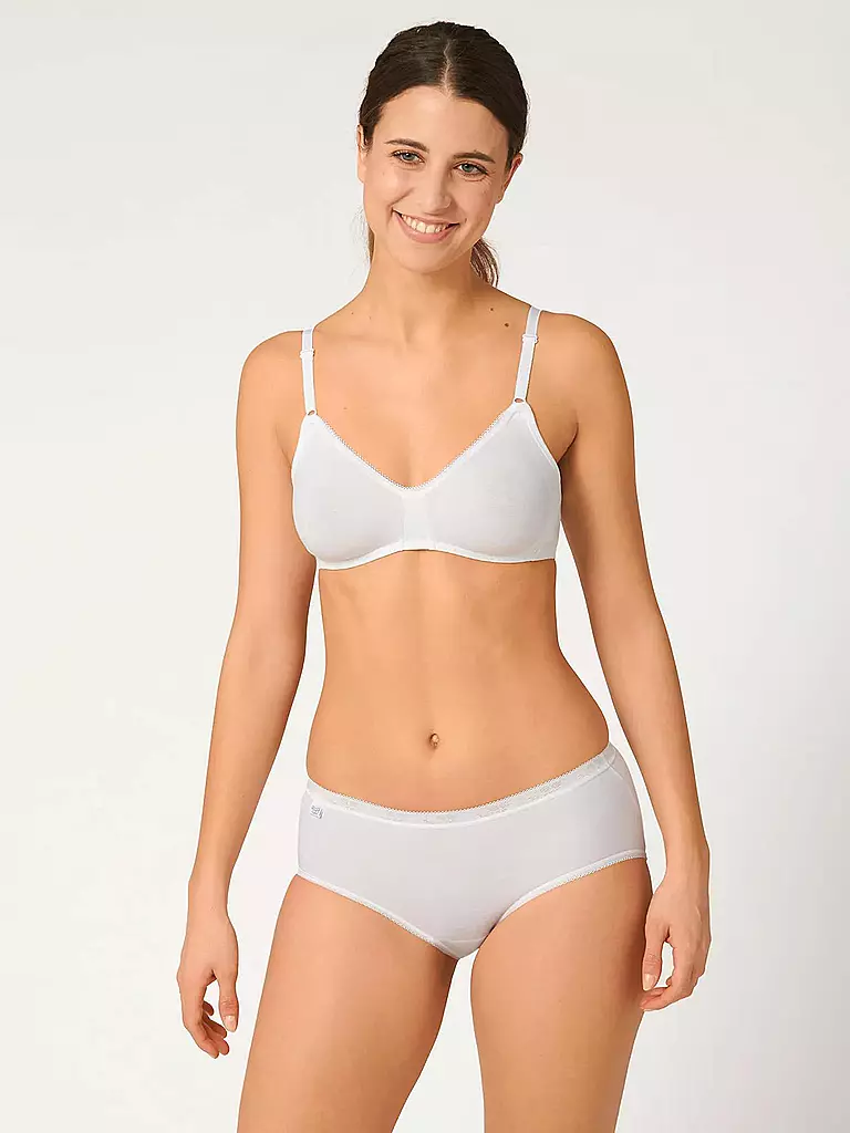SLOGGI | Midislip Basic lot de 4 blanc | weiss