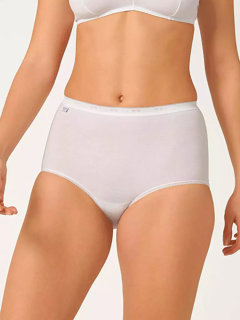 SLOGGI | Slip "Maxi Basic" lot de 4 (Blanc) | 