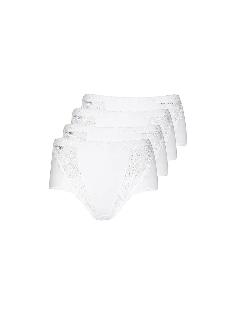 SLOGGI | Slip "Maxi Chic" lot de 4 (Blanc) | weiss