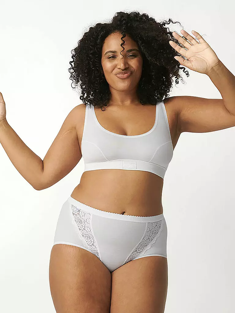 SLOGGI | Slip "Maxi Chic" lot de 4 (Blanc) | weiss